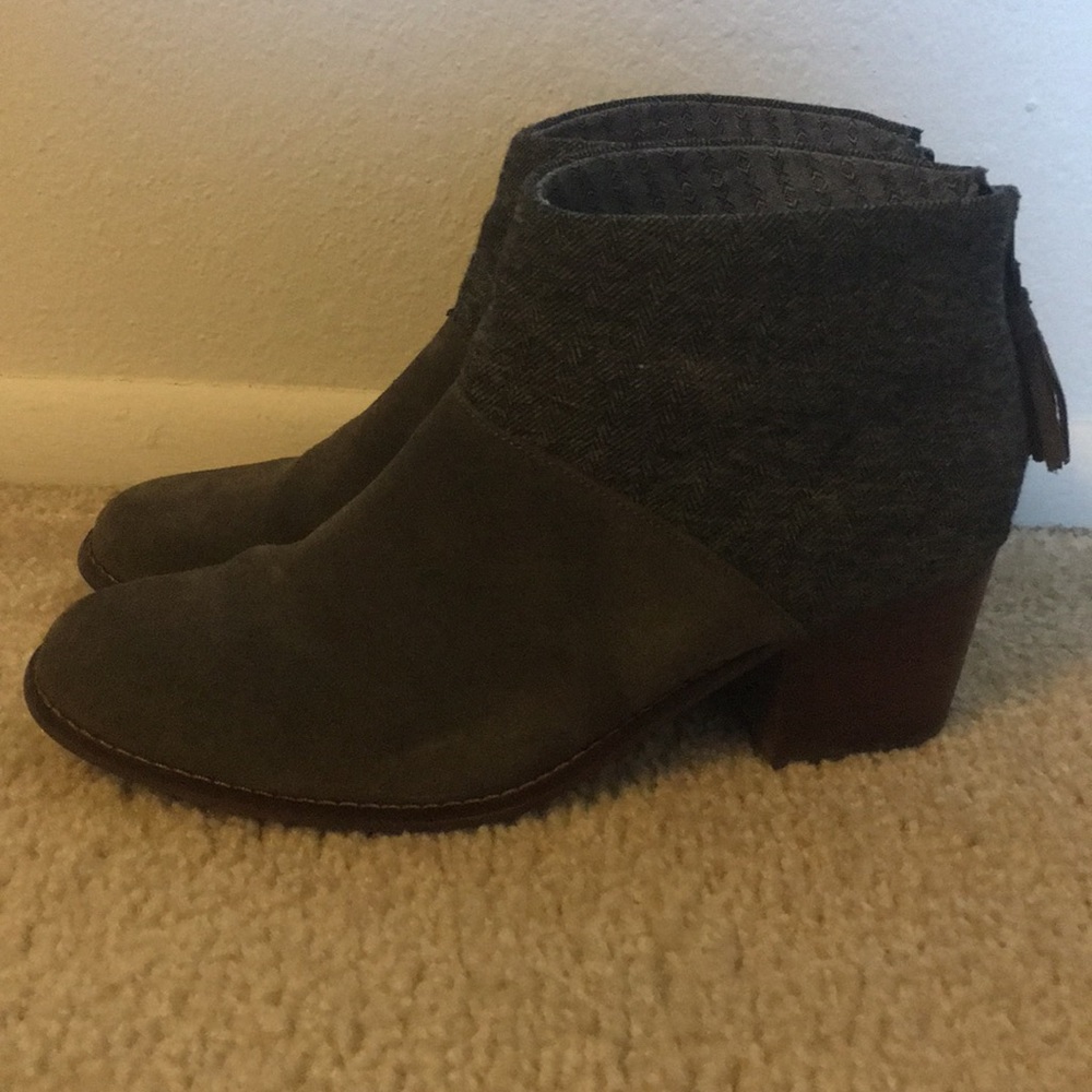 Green Toms Boots